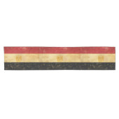 Egyptische vlag Grunge Korte Tafelloper (Horizontaal)