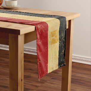Egyptische vlag Grunge Korte Tafelloper