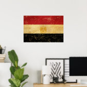 Egyptische vlag Grunge ontwerp Poster (Thuiskantoor)