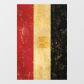 Egyptische vlag Grunge Raamsticker (Vel)