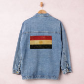 Egyptische vlag Grunge Vrouwen Denim Jacket (Hangar)
