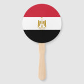 Egyptische vlag handwaaier (Achterkant)
