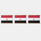 Egyptische vlag hangend wandkleed (Driedubbel)