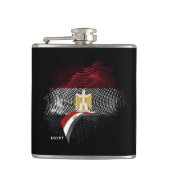 Egyptische vlag heupfles (Voorkant)