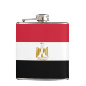 Egyptische vlag heupfles (Voorkant)