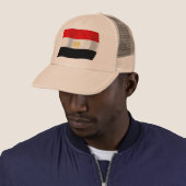 Egyptische Vlag Hoed Trucker Pet (In situ)
