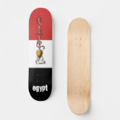 Egyptische vlag hookah persoonlijk skateboard (Voorkant)