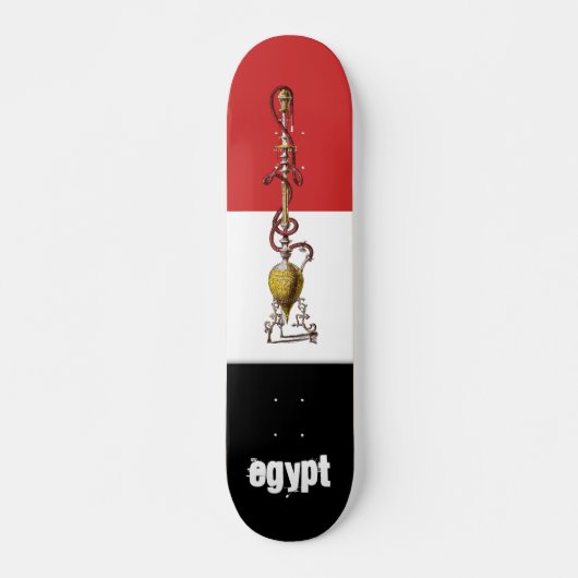 Egyptische vlag hookah persoonlijk skateboard (Voorkant)