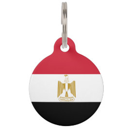 Egyptische vlag huisdierpenning