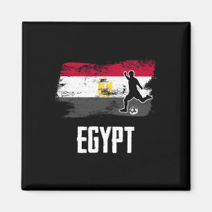 Egyptische Vlag Jersey Egyptisch Voetbalteam Egypt Magneet