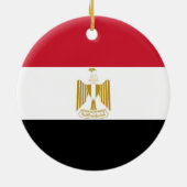 Egyptische vlag keramisch ornament (Achterkant)