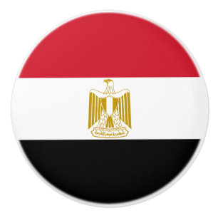 Egyptische vlag keramische knop