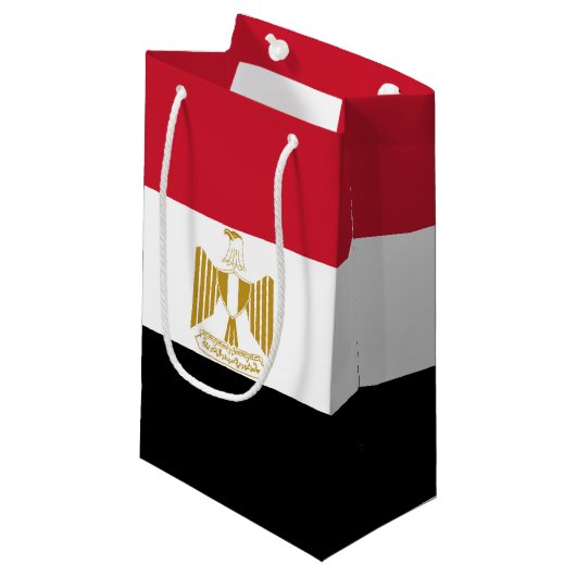 Egyptische vlag klein cadeauzakje (Voorkant Gekanteld)