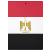 Egyptische vlag klembord (Achterkant)