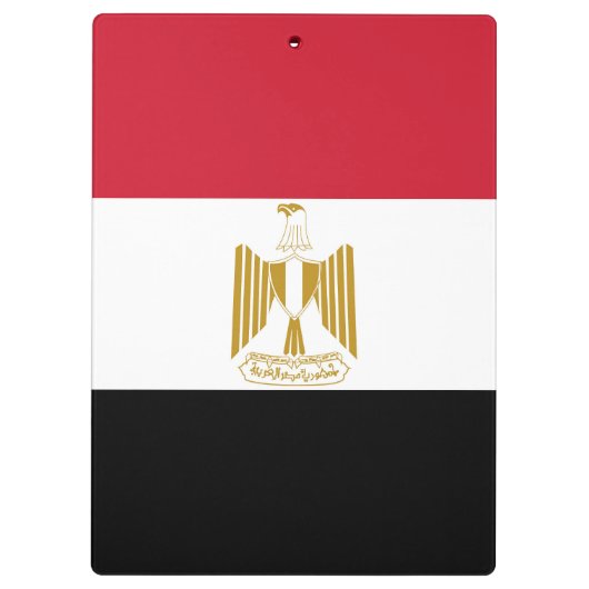 Egyptische vlag klembord (Achterkant)