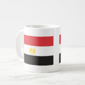 Egyptische vlag koffiemok (Voorkant links)