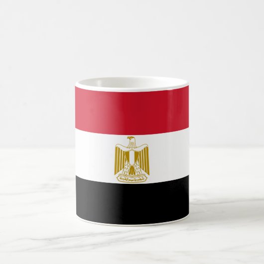 Egyptische vlag koffiemok (Center)