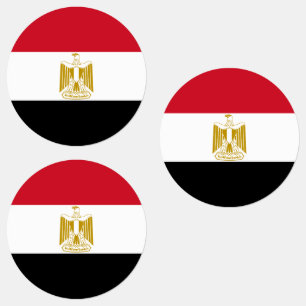 Egyptische vlag labels