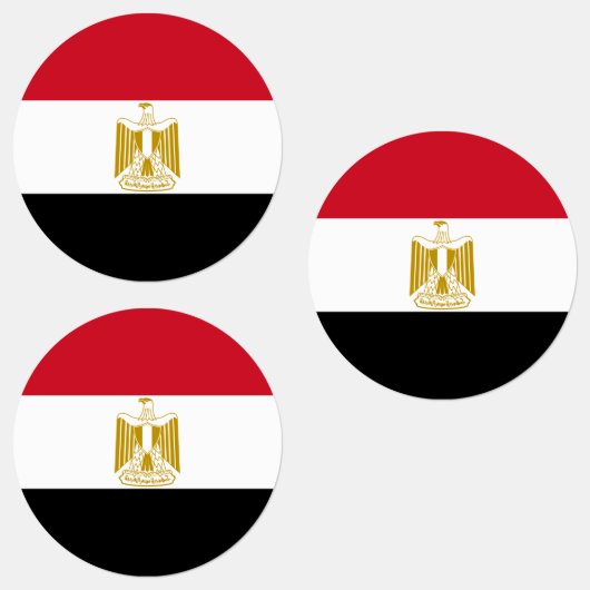 Egyptische vlag labels (Groep)