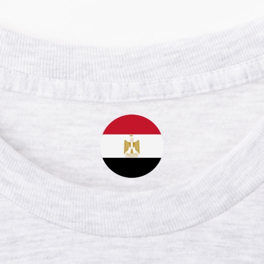 Egyptische vlag labels (Aangebracht)
