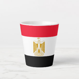 Egyptische vlag latte mok