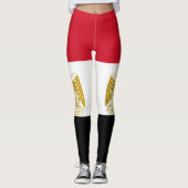 Egyptische vlag leggings (Voorkant)