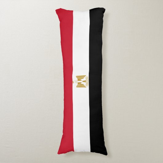 Egyptische vlag lichaamskussen (Voorkant Verticaal)