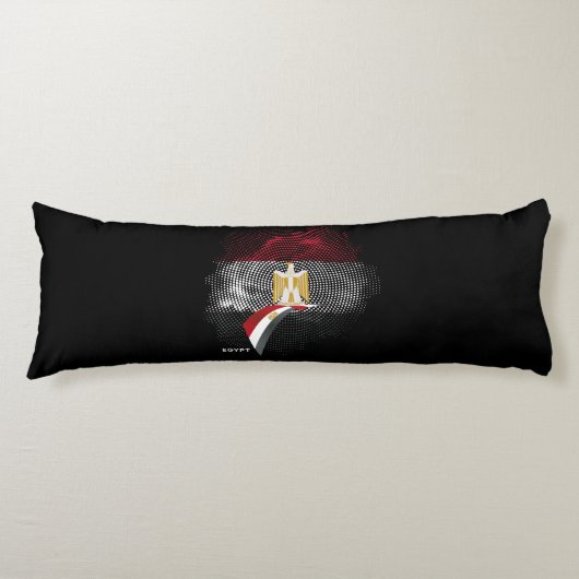 Egyptische vlag lichaamskussen (Voorkant)
