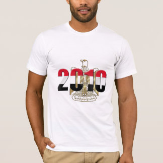 Egyptische vlag logo 2010 t-shirt