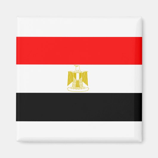 Egyptische vlag magneet (Voorkant)