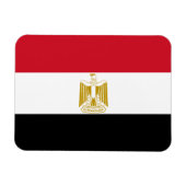 Egyptische vlag magneet (Horizontaal)
