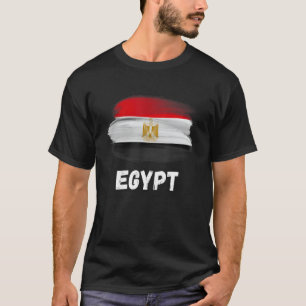 Egyptische vlag Matchi: Pride Retro Egyptische vla T-shirt