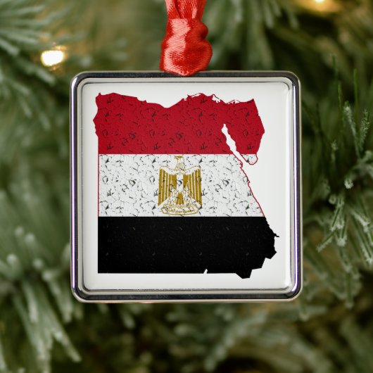 Egyptische vlag metalen ornament (Boom)