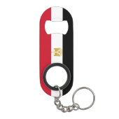 Egyptische vlag mini flessenopener (Achterkant)