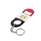 Egyptische vlag mini flessenopener (Achterkant Gekanteld)