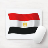 Egyptische vlag Mousepad Muismat (Met muis)