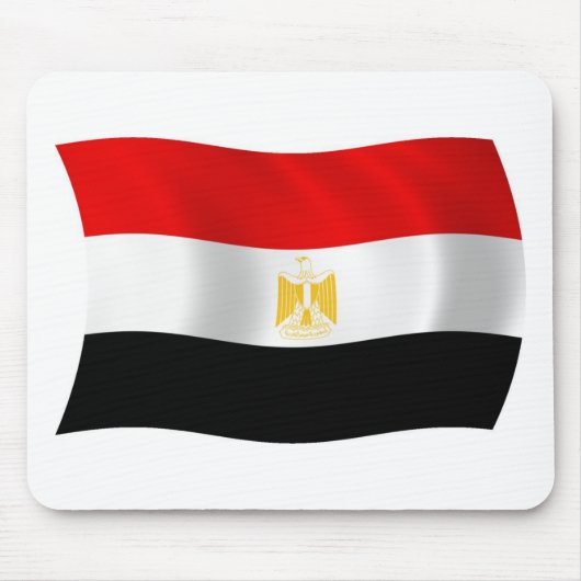 Egyptische vlag Mousepad Muismat (Voorkant)