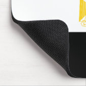 Egyptische vlag Mousepad Muismat (Hoek)