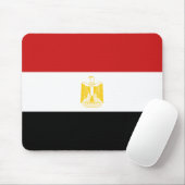 Egyptische vlag Mousepad Muismat (Met muis)