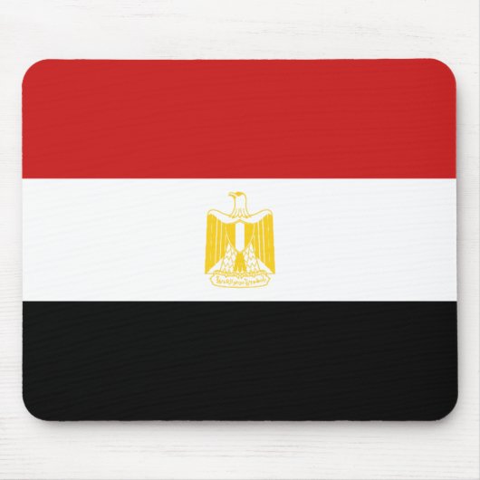 Egyptische vlag Mousepad Muismat (Voorkant)