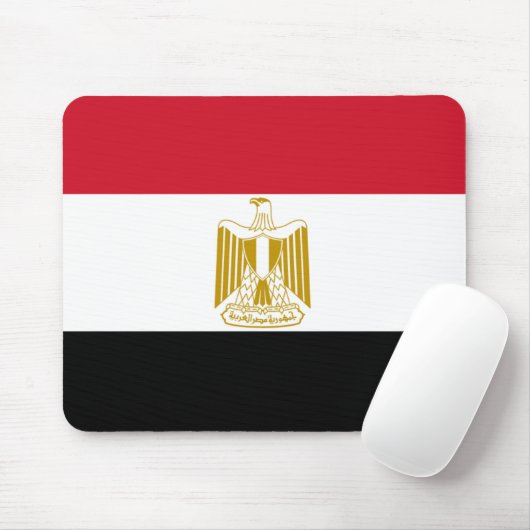 Egyptische vlag muismat (Met muis)