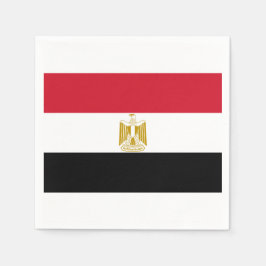Egyptische vlag Napkins Servet