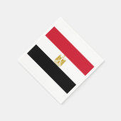 Egyptische vlag Napkins Servet (Hoek)
