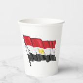 Egyptische vlag papieren bekers (Voorkant)