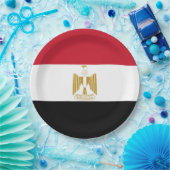 Egyptische vlag papieren bordje (Feest)