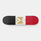 Egyptische vlag persoonlijk skateboard (Horizontaal)
