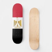 Egyptische vlag persoonlijk skateboard (Voorkant)