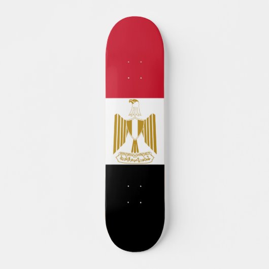 Egyptische vlag persoonlijk skateboard (Voorkant)