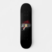 Egyptische vlag persoonlijk skateboard (Voorkant)
