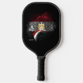 Egyptische vlag pickleball paddle (Achterkant)